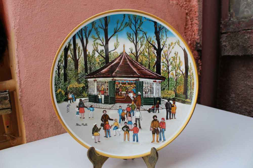 Set 2 farfurii anotimpuri HUTSCHENREUTHER Petra Moll, editie limitata