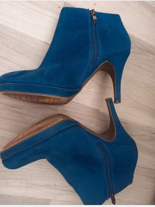 Botine Tamaris ,albastru petrol nr 40