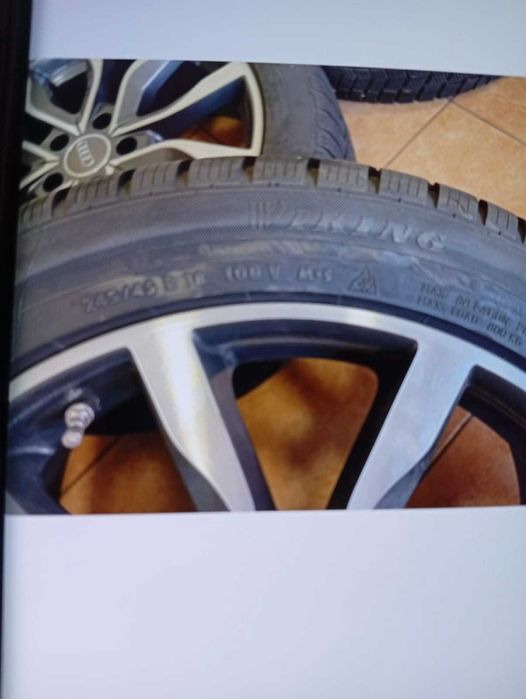 Set jante originale Audi OEM + anvelope iarnă – 18 inch
