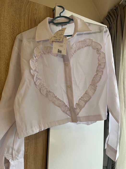 Елегантна бяла риза-НОВА!