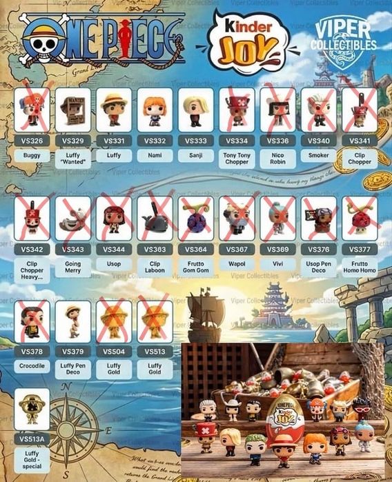(Buggy the Clown) от колекцията Kinder Joy x One Piece