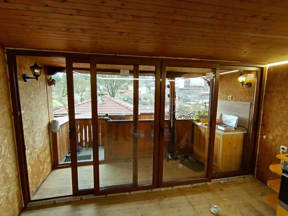 PVC  плъзгане златен дъб