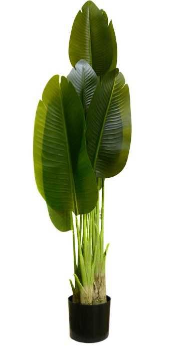 Декоративно реалистичено бананово дърво тип палма - 135-150см