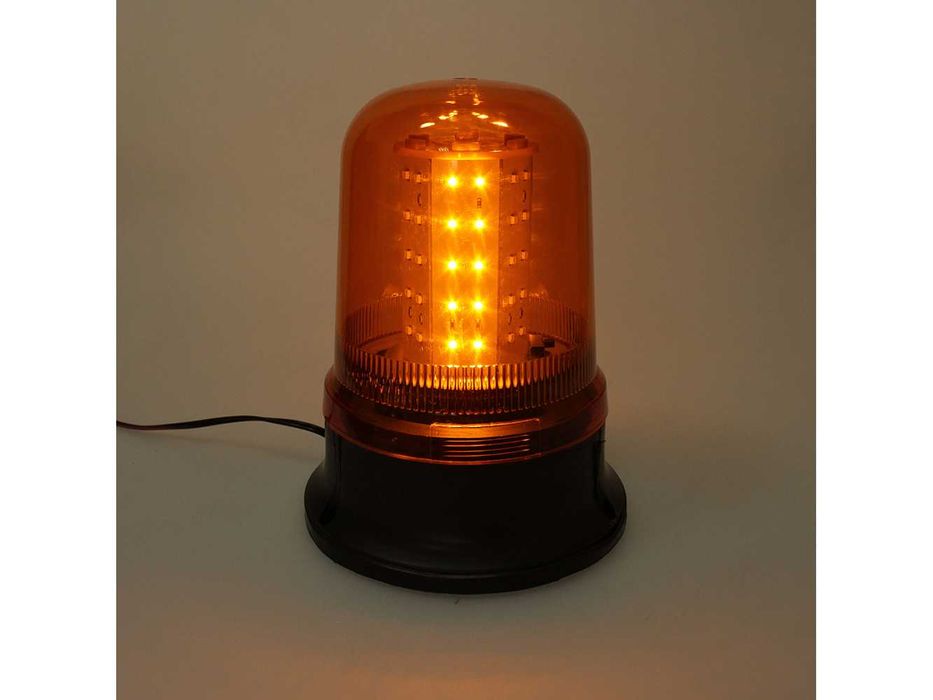 Girofar LED fix 12-24V – lampă avertizare auto portocalie
