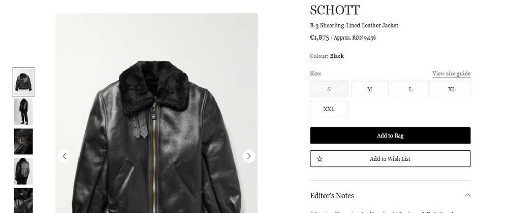 Geaca piele,cojoc,Schott XXL,pe eticheta 4XL