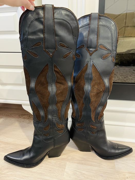 Cizme piele Zara nr. 37