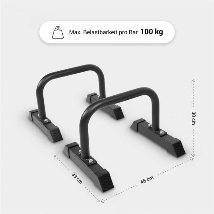 Bare Paralele Push Up Negru