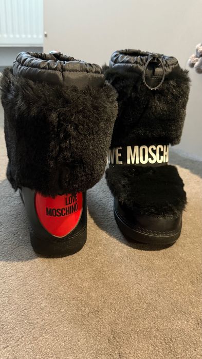 Moschino, moon boot ботуши