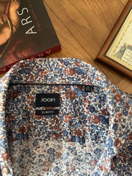 Cămașă JOOP! Slim Fit florală bărbați, mărimea 39 / 15½
