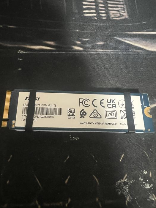 SSD 1TB M2 nvme MSI Spatium