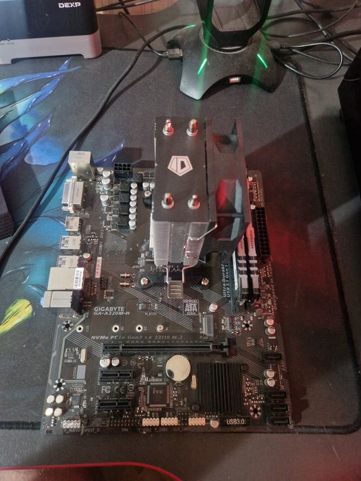 Ryzen 7 2700 + a320 + кулер комплект