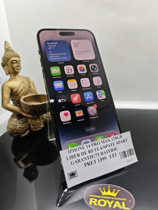 Amanet Royal: iPhone 14Pro Max /128GB/75 Baterie