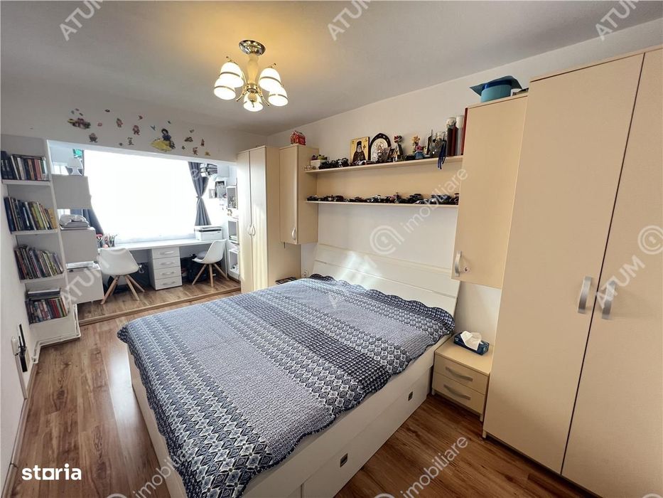 Apartament 3 camere mobilate utilate 2 bai pivnita zona Turnisor Sibiu