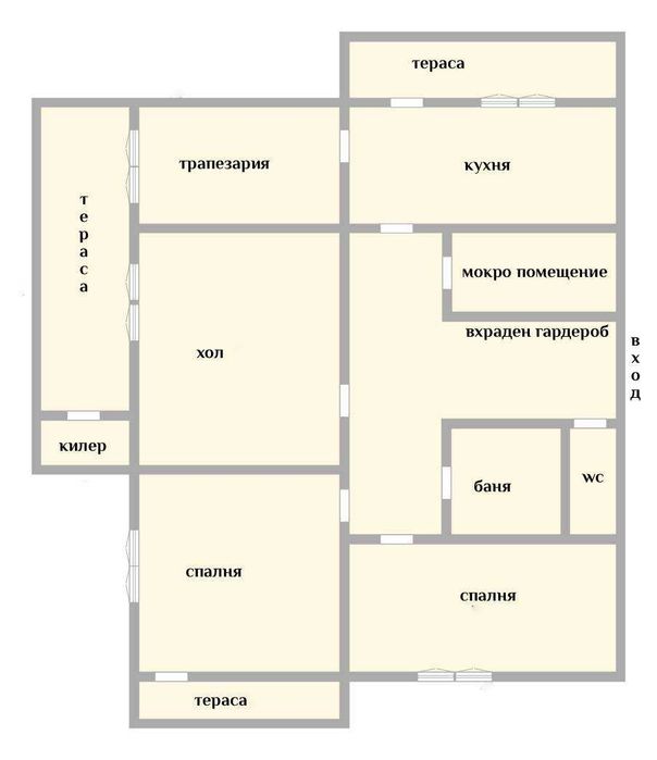 5- стаен апартамент, кв. Вароша, гр. Търговище
