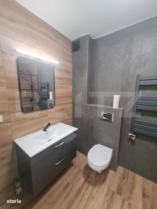 Apartament cu 3 camere, incalzire in pardoseala, terasa de 10 mp, zona