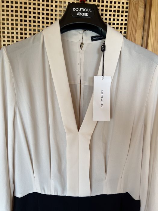 Karen Millen нов гащеризон размер UK12/ Tuxedo Tailored Jumpsuit