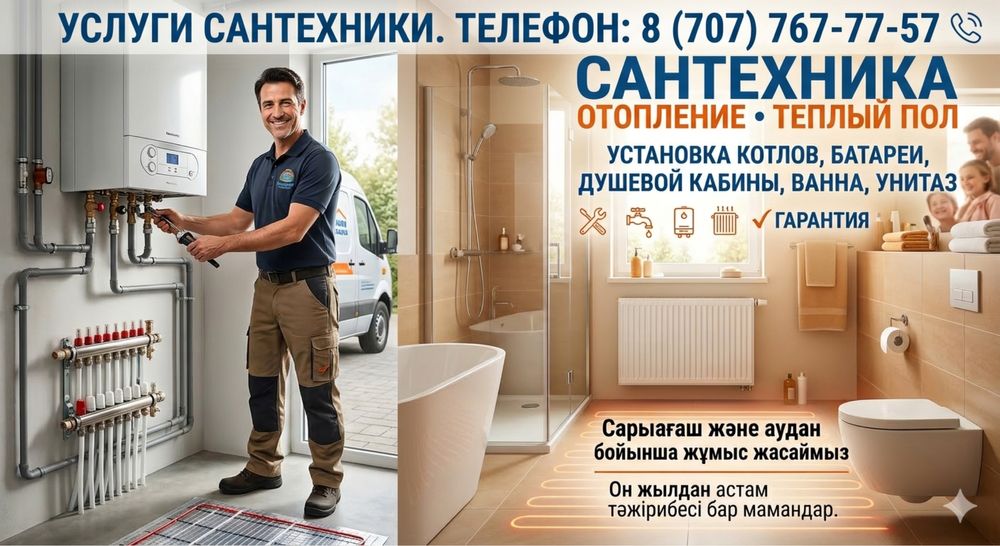 Сантехника любой сложности