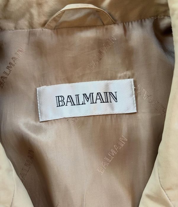 Balmain тренч 2000-х