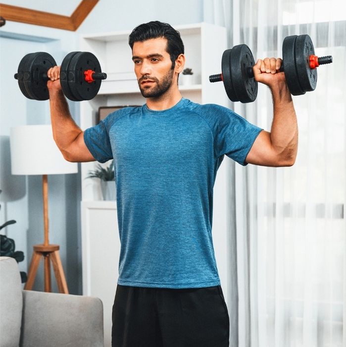 Комплект дъмбели за домашен фитнес Premium