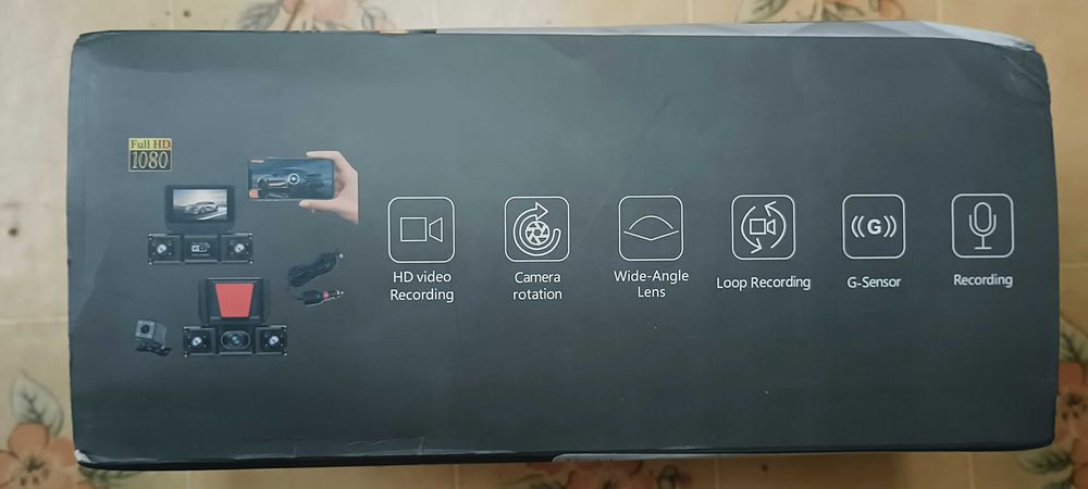Видео регистратор DASH CAMERA WI/FI  с четири камери.