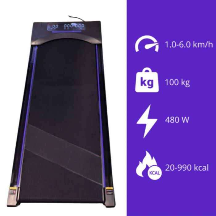 Компактна пътека за бягане с дистанционно – идеална за дом и офис!