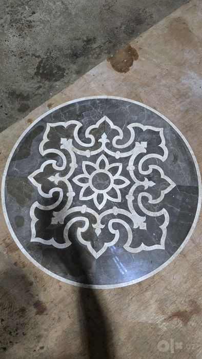 Мрамор узор медалион пескоструй  Waterjet xizmatlari mramor granit shi