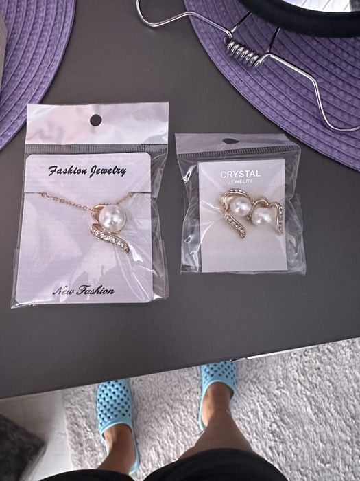 Колие и обеци комплект