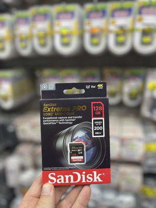 SanDisk Extreme PRO SDXC UHS-1 4K Card Orginal / Доставка 24/7