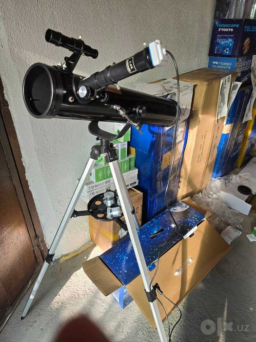 Teleskop F76700 EQ Телескоп 900x zoom Telescope Полный комплект окуляр