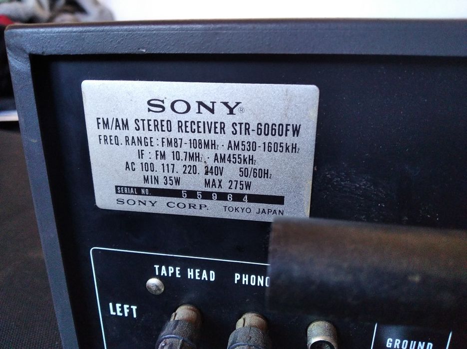 Sony str 6060FW Stereo Receiver