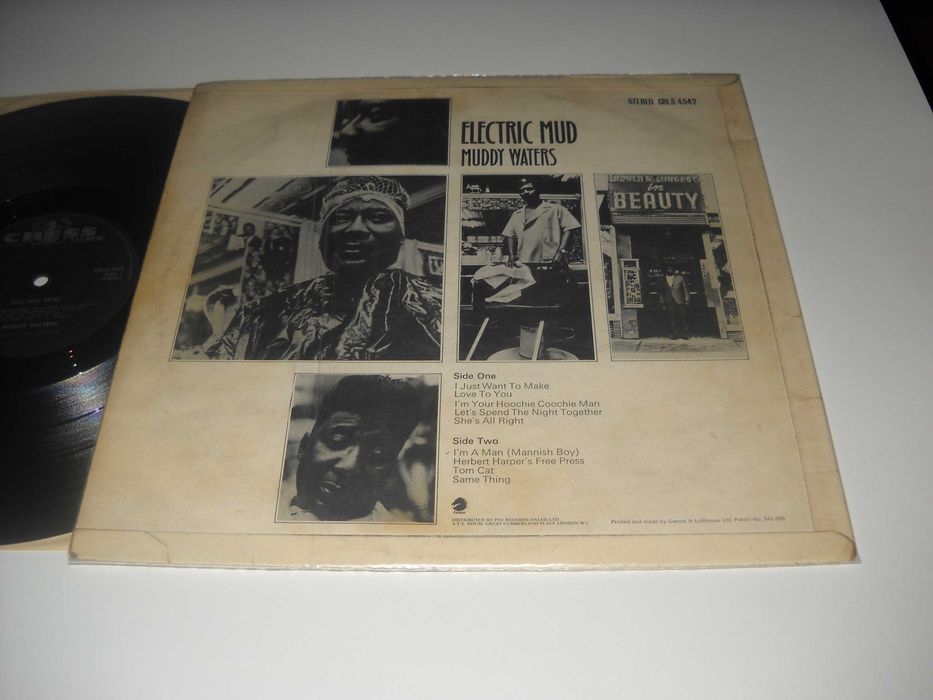 Muddy Waters: Electric Mud (1968) vinil blues, UK, rar, valoros, VG