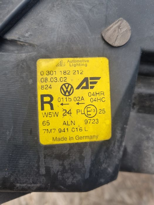 Фары на сеат альхамбра.