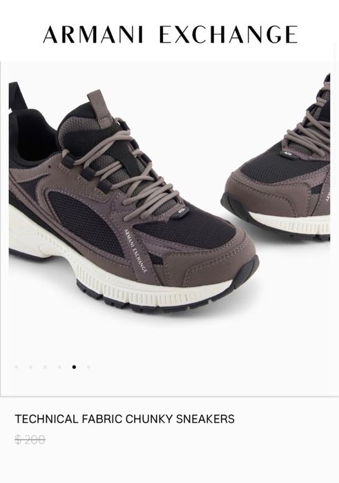 Оригинал Armani Exchange мужские кроссовки