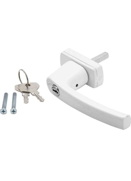 Maner din aluminiu cu cheie pentru geam termopan - SIGILAT