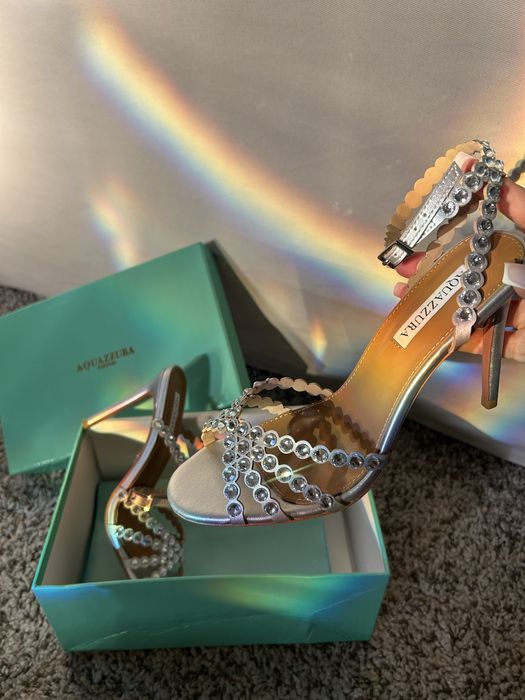 Sandale Aquazzura Tequilla piele naturala pe stoc