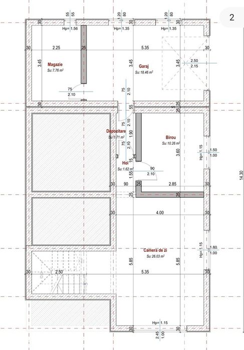 Casă de vânzare în Moara – 190 mp utili + garaj 31 mp, terasă  32 mp
