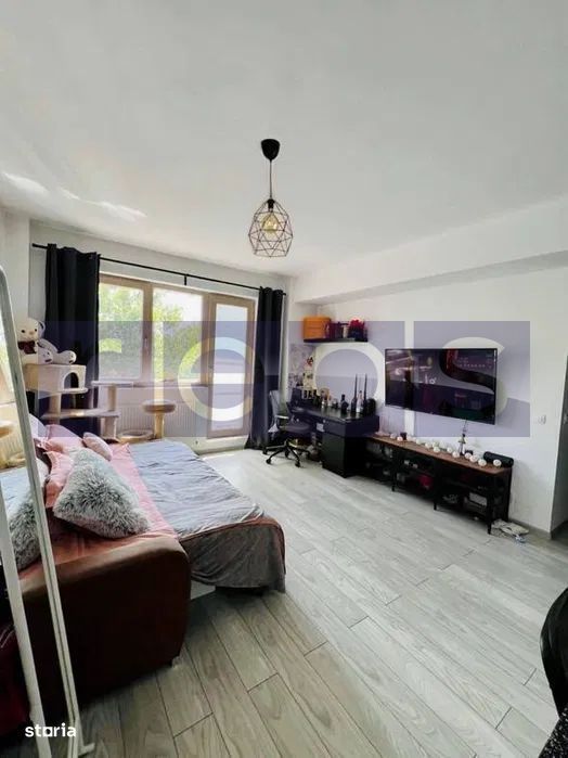 Studio De Vanzare | 27 Mp + Balcon 5 Mp | Etaj 2 | Bloc 2019 | Mobilat — fotografia 1