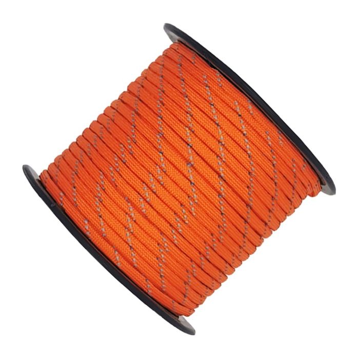 Паракорд 550 въже с рефлектиращи нишки, 4мм, 7 нишков, 50 метра ролка