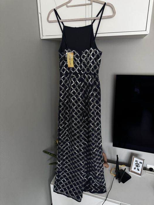 Бляскав гащеризон с пайети Lace&Beads