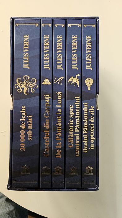 Jules Verne: Pachet de 5 Carti in Cutie Speciala - Editie de colectie