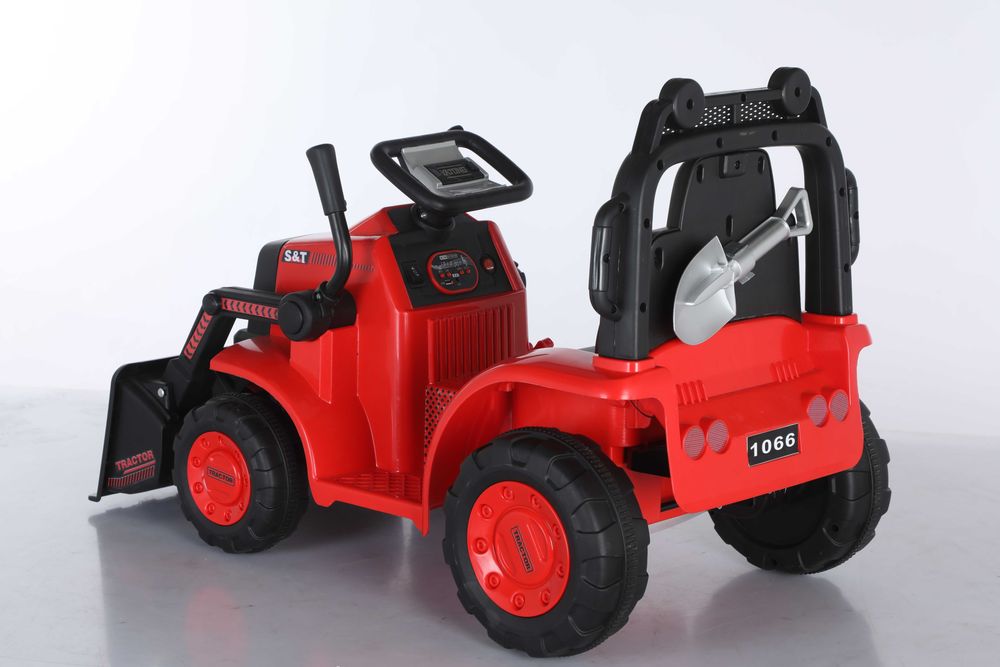 Excavator electric pt. copii Kinderauto BJTY1066 2x 30W 6V cu RC RED