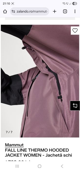 Geaca dama Ski Mammut Fall Line HS Thermo marime S lucrata M