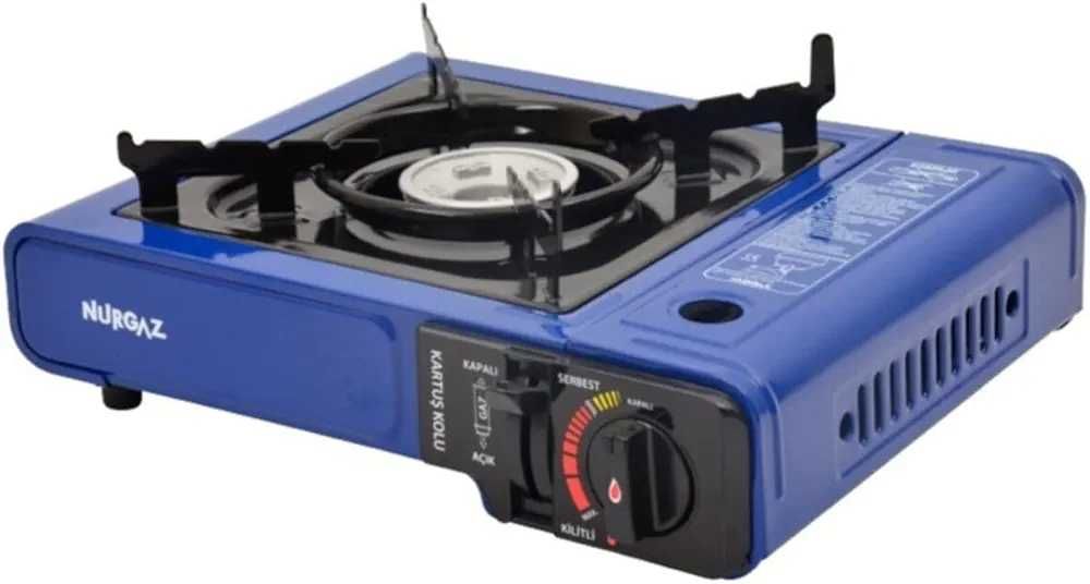 Преносим газов котлон комбиниран 2200w с пиезо запалване в куфар