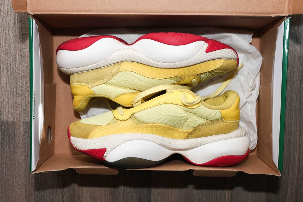 Oferta! Puma, Pantofi sport cu talpa masiva Alteration PN-1, Galben