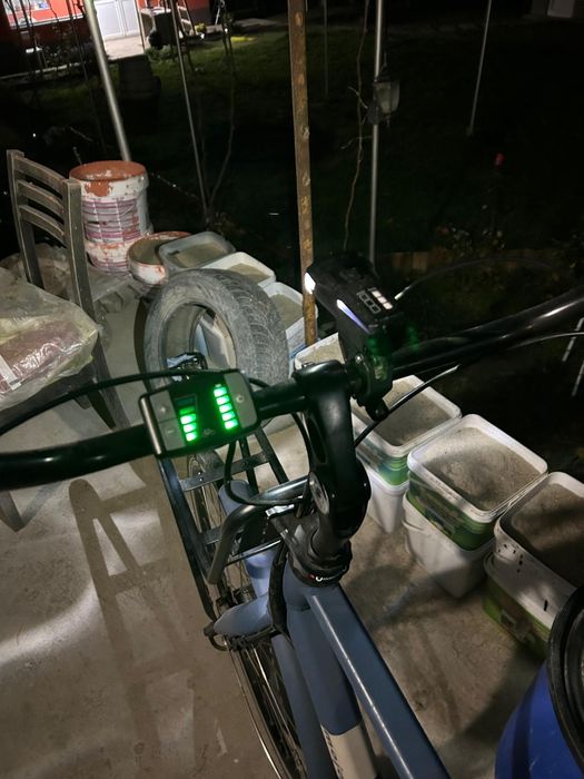 Електрическо колело и количка