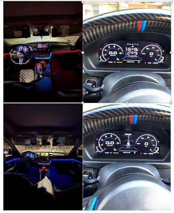 Ceas Bmw FULL  Digital,NOU, cu WIRELESS CARPLAY,BMW seria 3,4