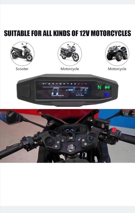 Vitezometru Digital LCD Display Atv/Moto