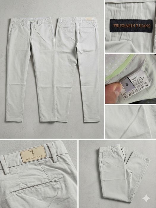 Оригинальные брюки слаксы Trussardi