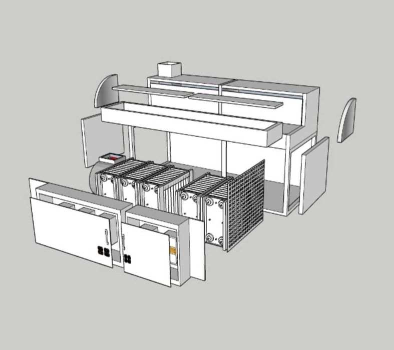 Водимной с електростатическим фильтром