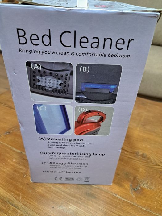 Уред за почистване на легло и мека мебел